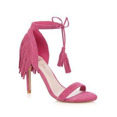 Pink 'Lacey' high sandals